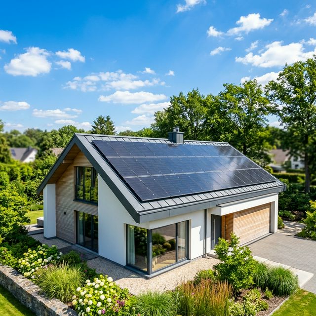 Panouri fotovoltaice instalate pe acoperis &mdash; Gamserv Solar